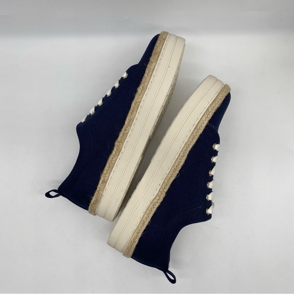 JACK ROGERS Women\'s Mia Platform lace up Sneakers in midnight Navy size 10M NEW